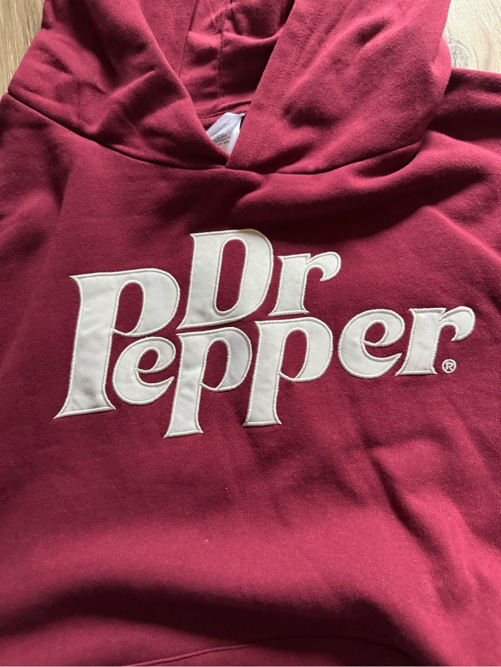 Dr Pepper Women’s Maroon Logo Hoodie
